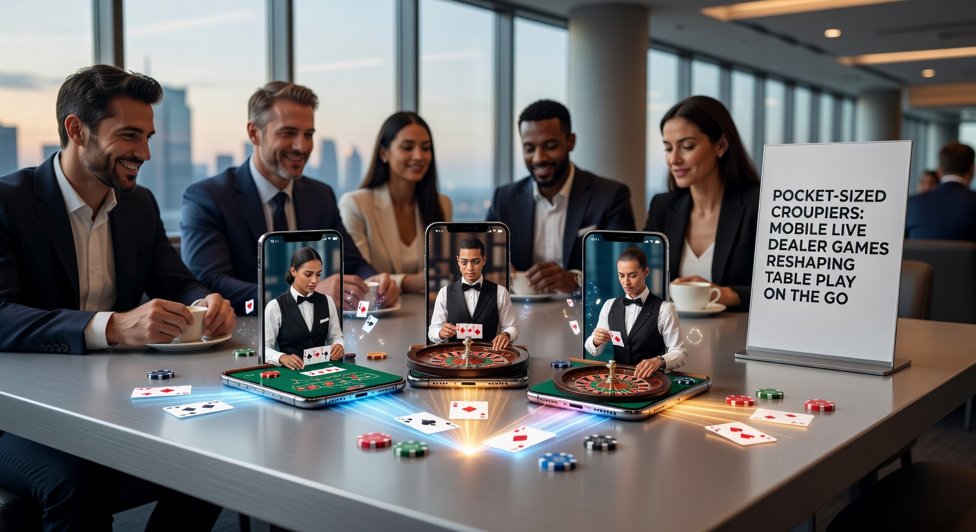 Close-up of a hand holding a tablet streaming live roulette with a dealer spinning the wheel, chips placed on digital betting grid