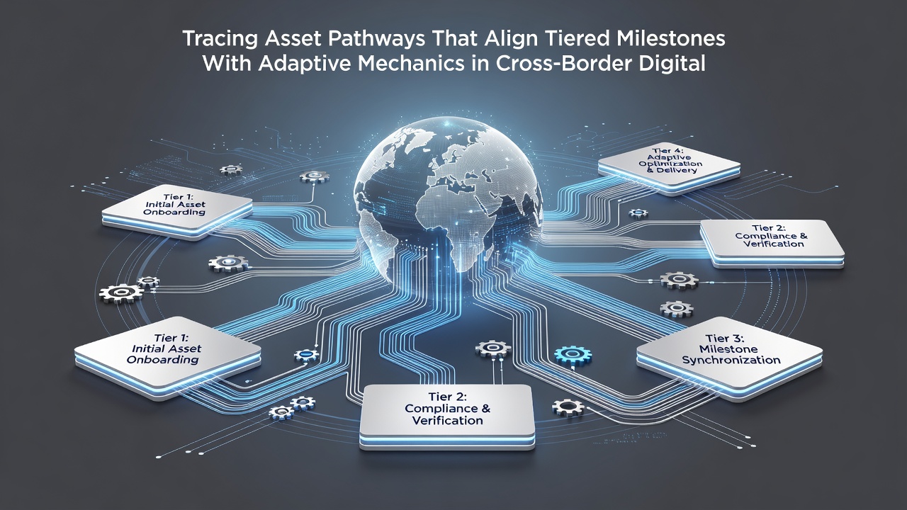 Illustration of adaptive mechanics adjusting wagering parameters in response to tiered milestone achievements within global digital networks